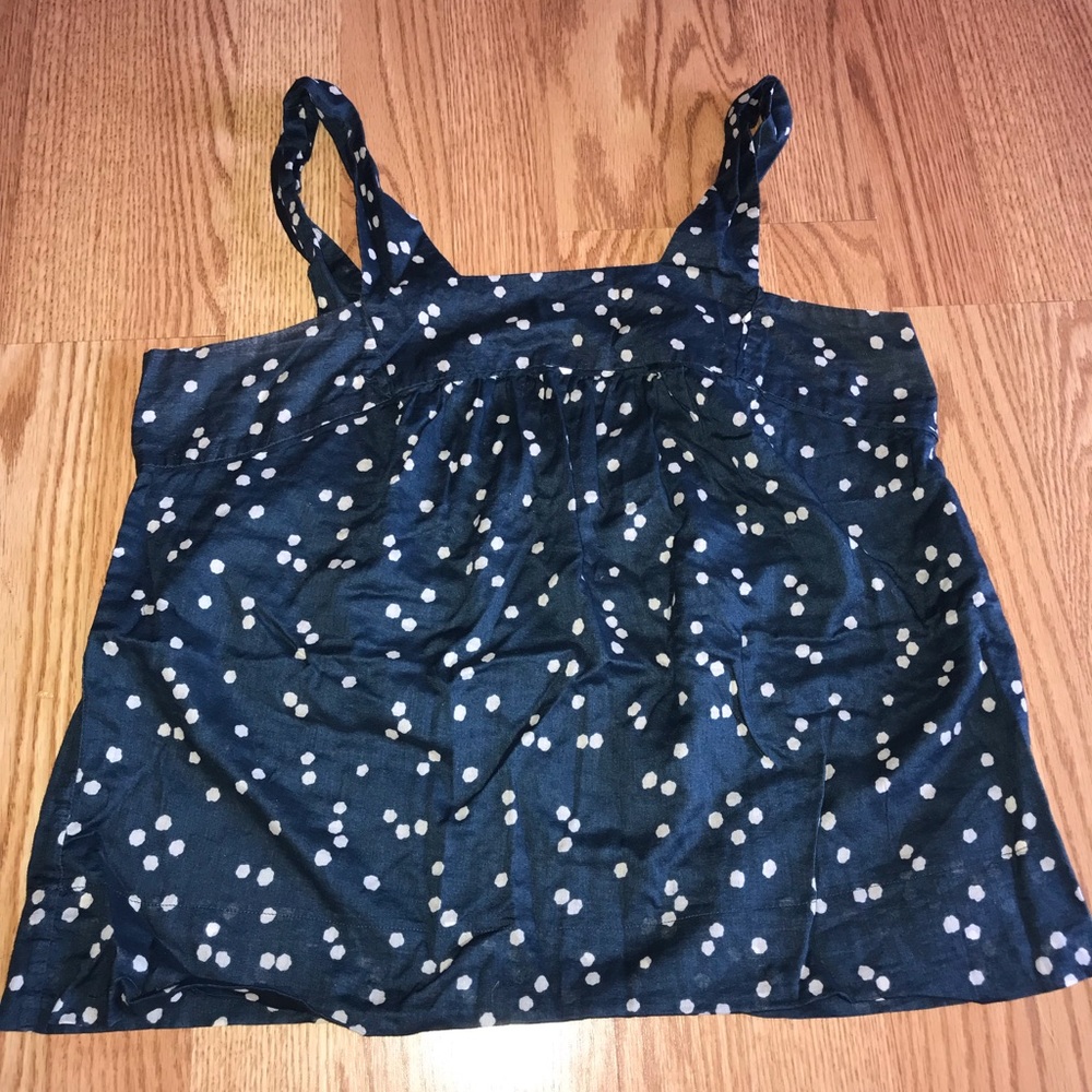 American Eagle Wide Tank Top. Size 8. Navy Blue